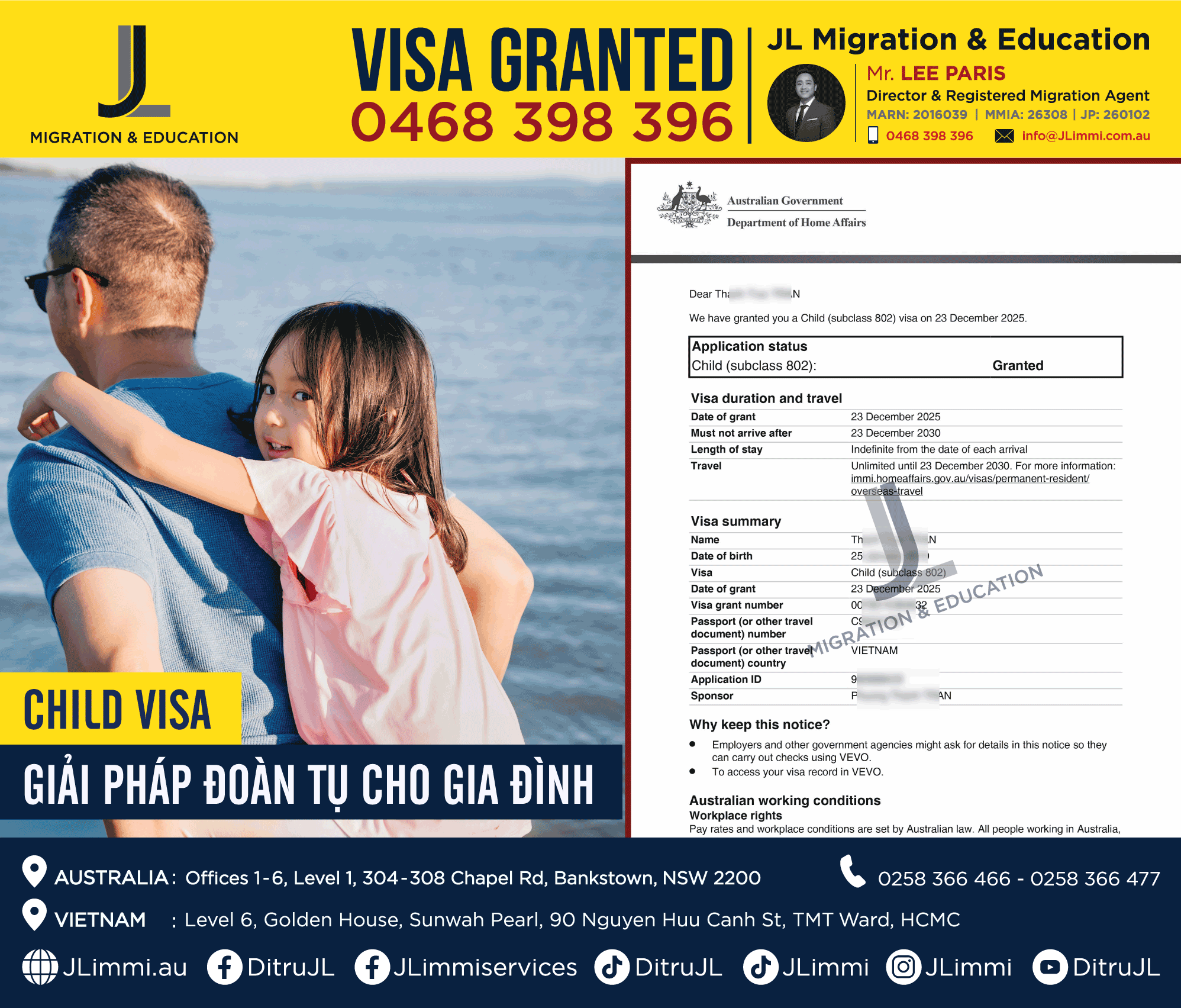 Child Visa - Giải pháp đoàn tụ cho gia đình